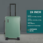 Luggage Sets 2 Piece (2 Piece Set (24"/28") / Sage Green)