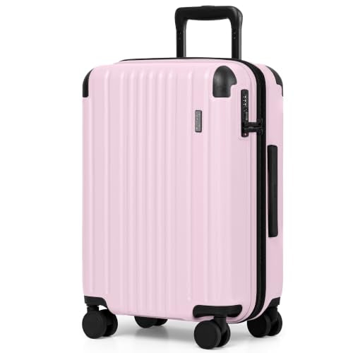 Luggage Lightweight and Durable Hardshell (Light Pink2.0 / S(20in))