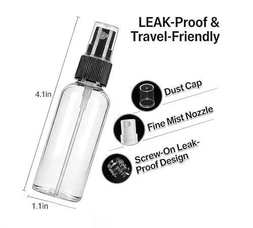 1 Oz Travel Spray Bottles