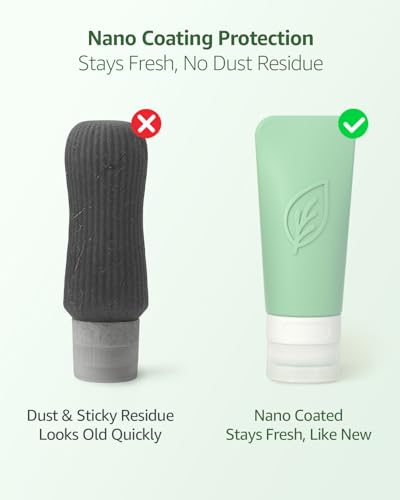 23 Pcs Travel Bottles for Toiletries (Green-23PCS)