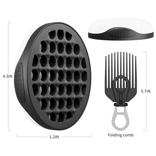 Silicone Curl Brush (Black)