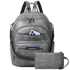 Backpack Purse for Women Laptop Backpack (Style1-dark Grey)