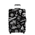 Black Luggage Cover Washable Suitcase Protector Anti (Black / S(20-22inch suitcase))