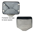 Storage Basket for Organizing (Black&Grey / 3PCS/Large Cube - 16L×12W×12H)