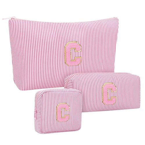 Personalized Initial Makeup Bag 3 (Pink 03)