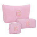 Personalized Initial Makeup Bag 3 (Pink 03)