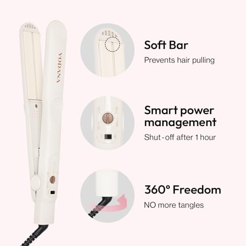 Professional Softbar Flat Iron (1 inch / Ivory)
