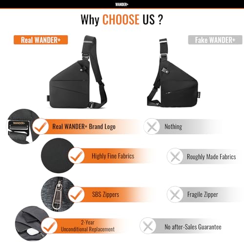 Anti Theft Crossbody Bag (Black)