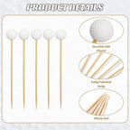 100 Pcs Golf Toothpicks 4.7 Inch Golf Cocktail Picks Skewers (Golf)