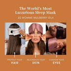 Silk Sleep Mask (Tuscan Kiss / 1 Count (Pack of 1))