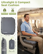 Inflatable Seat Cushion (XL - 2 Pack Grey)
