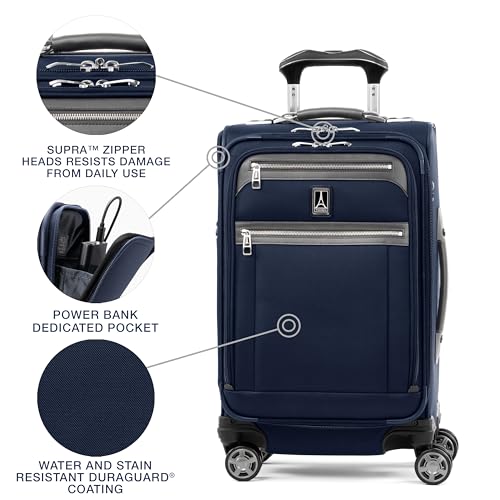 Platinum Elite Softside Spinner Set (2-Piece Set (21/25) / Dark Blue)