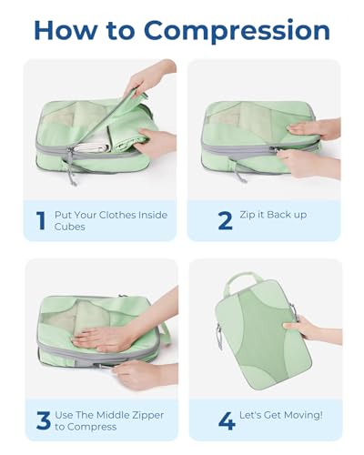 Compression Packing Cubes (Fruit Green)