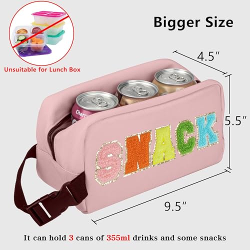 Small Cooler Bag (Pink-snack)