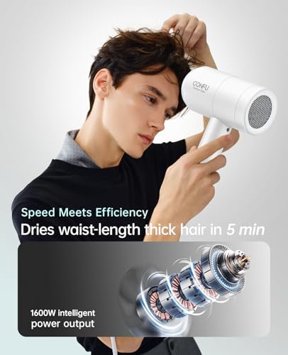 Hair Dryer with Diffuser (White)