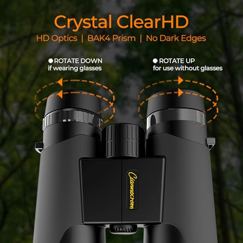 12x42 Binoculars for Adults High Powered with Phone Adapter