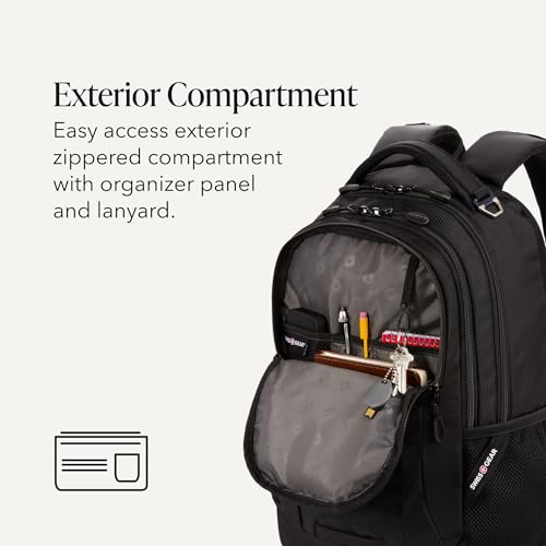 Cecil Laptop Backpack (18-Inch / Black)