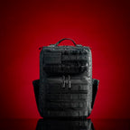15L Slim Gym Backpack 1000D Travel EDC Daypack (Black Leopard)