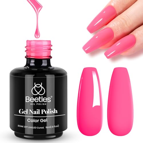 Beetles Pink Gel Nail Polish (B - Creme Pink | Hot Pink)