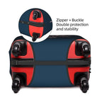 Let The Adventure Begin Luggage Cover Washable Suitcase Protector (Medium / Adventure)