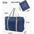 Foldable Travel Duffel Bag (2Pack -Pink Blue)