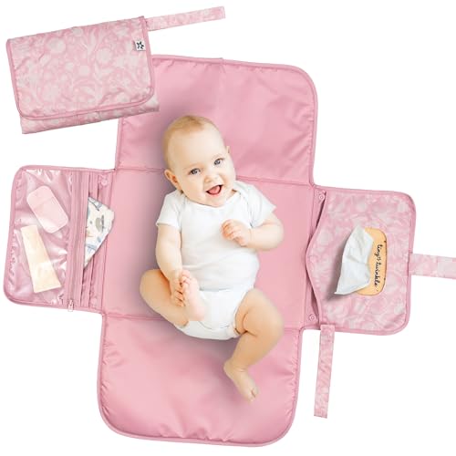 Portable Diaper Changing Pad (Toile)