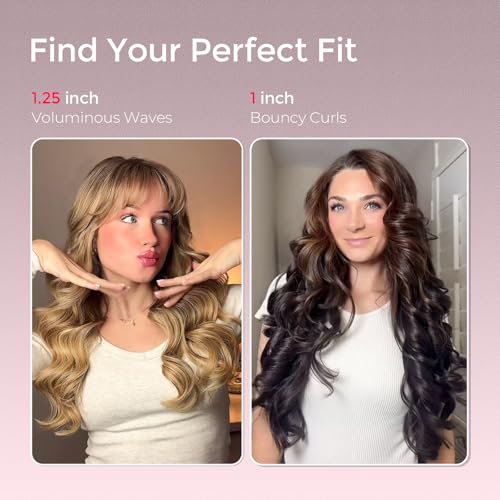 CurlPro Plus Automatic Rotating Curling Iron (1.25 Inch / Gold Blush)