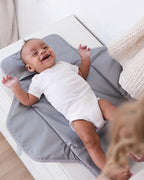 Baby Changing Pad Portable (Heather Gray / Large)