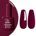 Beetles Wine Red Gel Polish (C - Creme Red | Vanessa Wine)