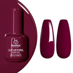 Beetles Wine Red Gel Polish (C - Creme Red | Vanessa Wine)