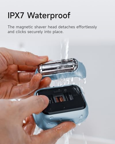 P3 Pro 3 Blade Travel Electric Shaver for Men Face (Blue)