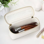 Clear Makeup Brush Bag (Off-White / Slim Elegance)