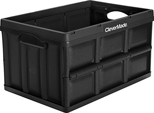 Collapsible Storage Bins (Black / 46l - 1 Pack)