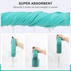 Microfiber Towel Quick Dry Camping & Travel & Gym Towel. Compact (Mint Color / 40.00" x 20.00")