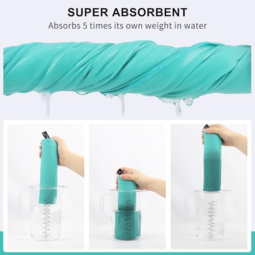 Microfiber Towel Quick Dry Camping & Travel & Gym Towel. Compact (Mint Color / 40.00" x 20.00")