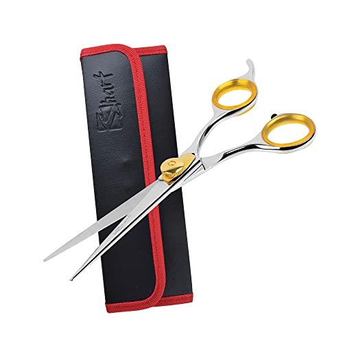 Gold Touch Pet Grooming Shear (Straight Scissors - Blunt Tip / 6.5 Inches)