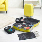 Travel Packing Cubes 5 pcs Luggage Organizer Set for Bag & Suitcase (Anthracite)