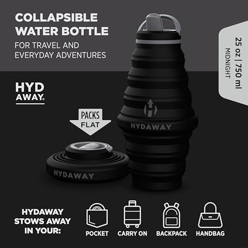 25oz Collapsible Water Bottle (Midnight)