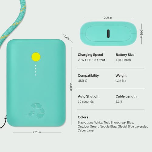 Champ Portable Charger (Teal)