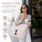 Large Beach Bag for Women (Lavender)