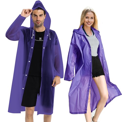 Rain Coats 2 Pack (One Size / Purple)