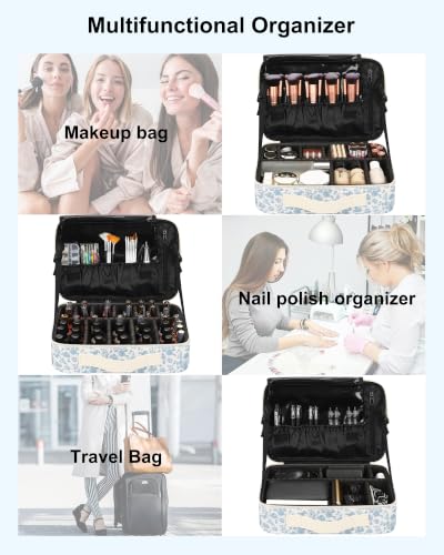 Large Makeup Bag (Medium / Floral Print)