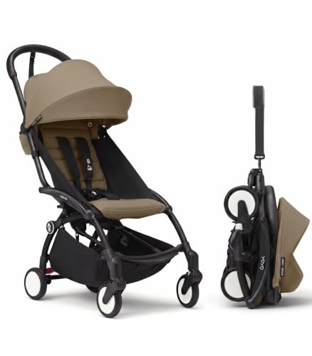 YOYO3 Travel Stroller from 6 Months (Black/Toffee)