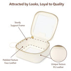Clear Makeup Bag Foldable (Active-A-Cream / Structured Stylist (Mini - Hard Frame))