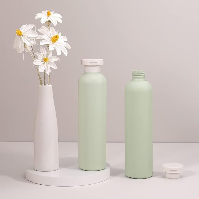 8.8oz Squeeze Bottles with Flip Cap, Refillable Plastic Travel Bottles - Image 4
