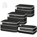 Comforter Storage Bag (4 Packs / Black)