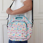 LunchTote Zippered Bag Insulated Neoprene Caddy (Beach Life / X-Large 6.5 Quart Lunch Tote)