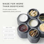 Travel Containers (Charcoal / Bodycare (Set of 2))