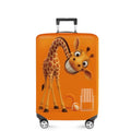 Giraffe Fun Luggage Cover (#39 / L(fits 28-30Inch suitcase))