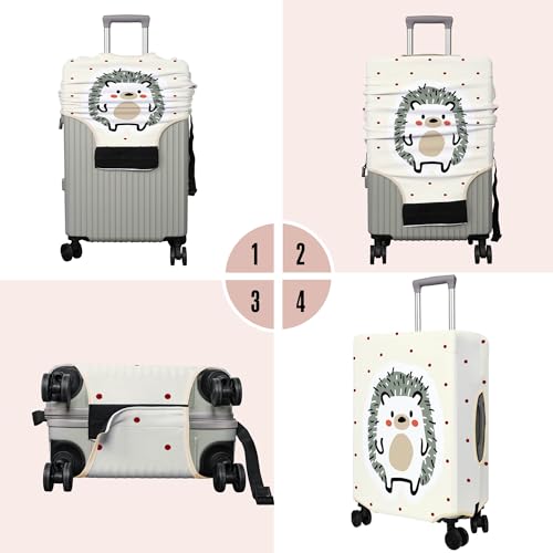 Travel Luggage Cover Suitcase Protector Fits 18 (Travel-19 / M(22-24in))